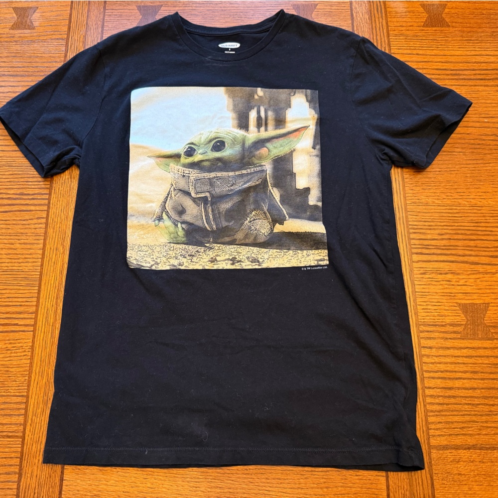 Old Navy Black Crew Neck T-Shirt
